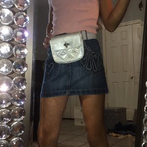 Silver BEBE Fannypack!!!